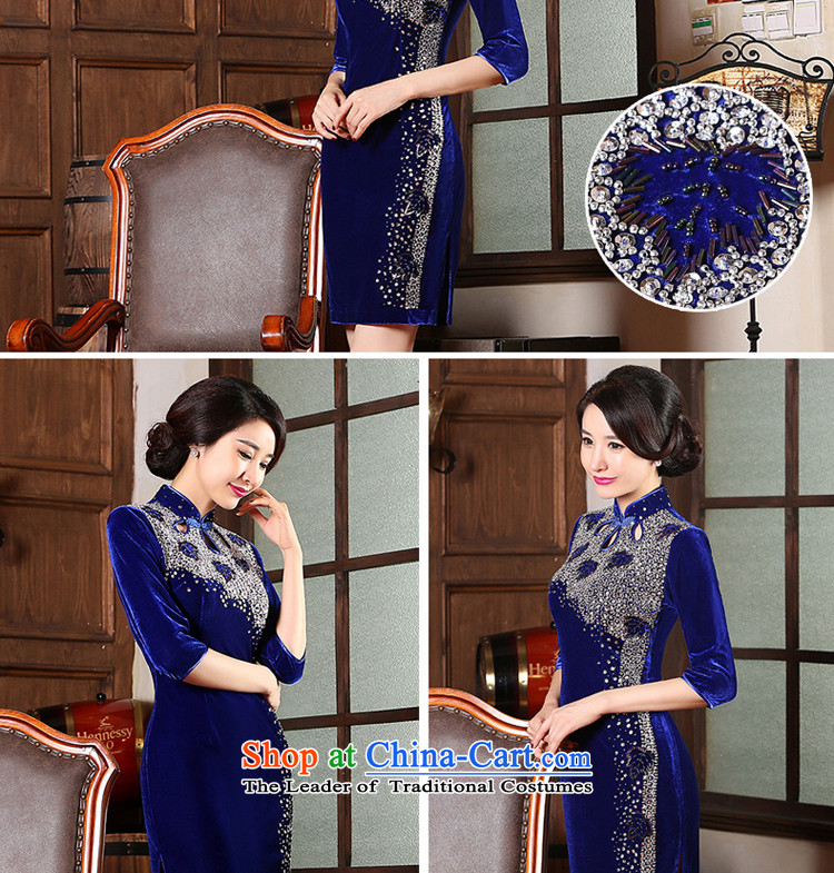 Kim scouring pads cheongsam dress 2015 new wedding dress wedding MOM pack autumn replacing the skirt of nostalgia for the improvement of older 7 Cuff 3XL picture, prices, brand platters! The elections are supplied in the national character of distribution, so action, buy now enjoy more preferential! As soon as possible.