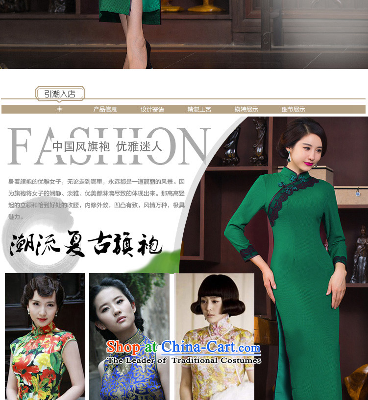 Figure 2015 autumn and winter flower Ms. qipao retro style Sau San 7 cuff dresses cheongsam dress in the medium to long term improvement in red XL PHOTO 275, prices, brand platters! The elections are supplied in the national character of distribution, so action, buy now enjoy more preferential! As soon as possible.