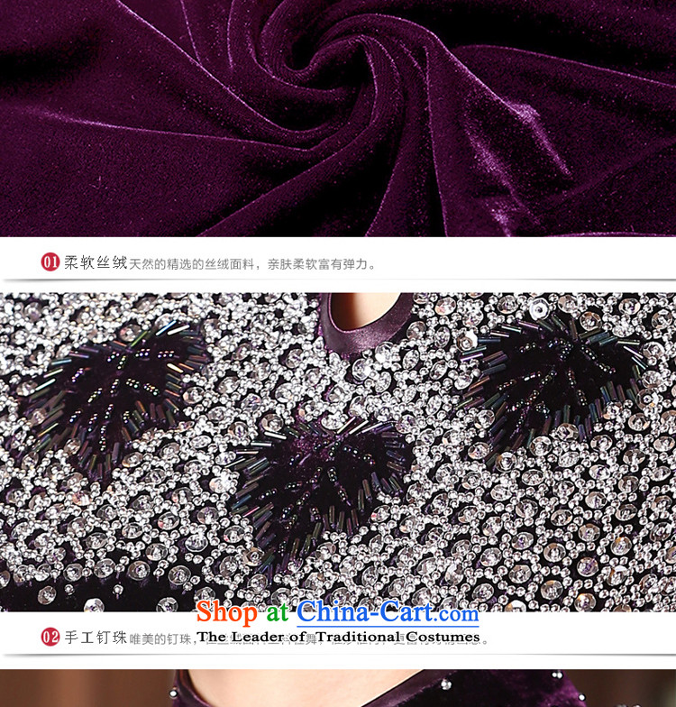 2015 Fall/Winter Collections new upscale Kim scouring pads for larger mother qipao in cuff antique dresses banquet in dress cuff S picture, prices, brand platters! The elections are supplied in the national character of distribution, so action, buy now enjoy more preferential! As soon as possible.