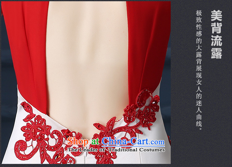 Ferrara new bride dress marriage Chinese bows services fall short of modern cheongsam dress Summer Wedding booking marriage bride evening dresses red and white S picture, prices, brand platters! The elections are supplied in the national character of distribution, so action, buy now enjoy more preferential! As soon as possible.