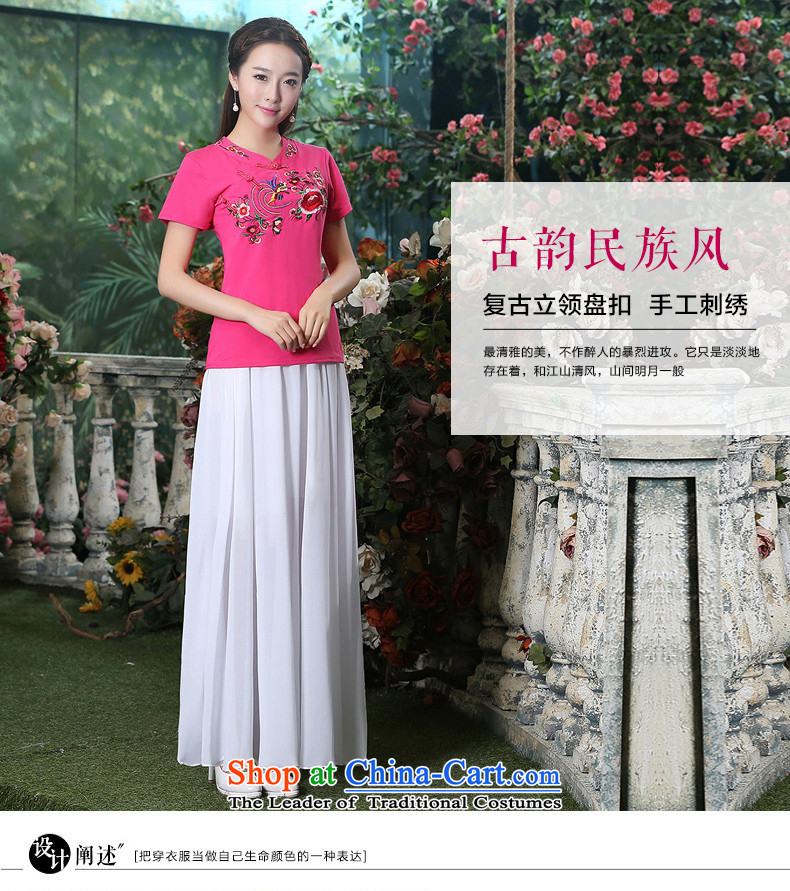 The pro-am daily improved Ms. cheongsam dress fall short-sleeved T-shirt with Chinese Antique style cotton qipao white shirts national 2XL Photo, prices, brand platters! The elections are supplied in the national character of distribution, so action, buy now enjoy more preferential! As soon as possible.