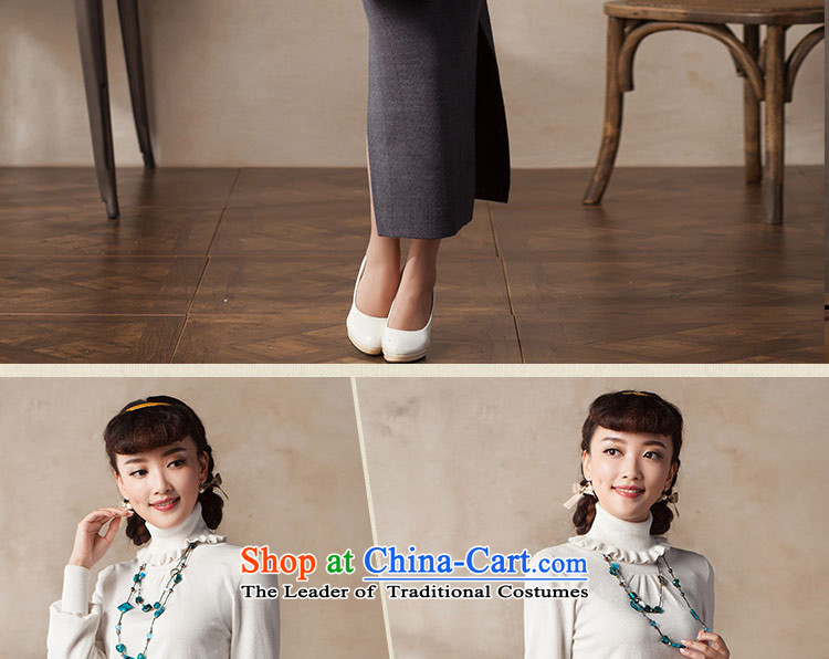 A Pinwheel Without Wind Fang Yu Yi 2015 new products segment autumn skirt arts wild ethnic and knitting upper body package long skirt gray M picture, prices, brand platters! The elections are supplied in the national character of distribution, so action, buy now enjoy more preferential! As soon as possible.