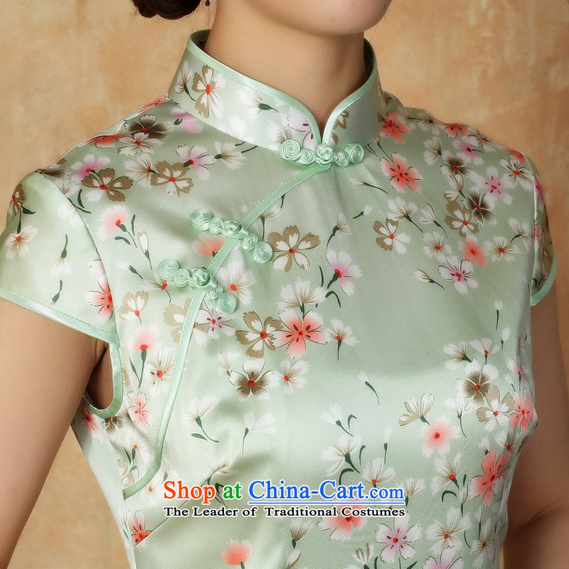The cross-SA-light 2015 new ethnic women's heavyweight silk cheongsam dress summer girls improved cheongsam dress Y  L, the color picture 51 18 Yee-sa , , , shopping on the Internet