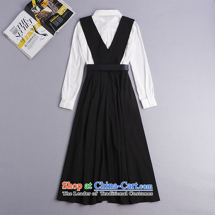 The Black Butterfly 2015 Autumn New) strap long skirt long sleeved shirt + 2 piece dresses fall inside the girl  Y34G4 picture color L photo, prices, brand platters! The elections are supplied in the national character of distribution, so action, buy now enjoy more preferential! As soon as possible.