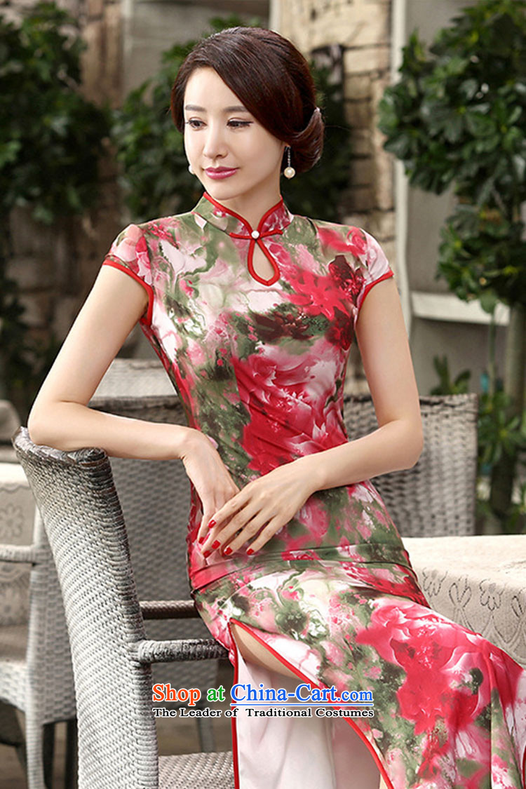 Ko Yo Overgrown Tomb Women 2015 Gigi Lai cheongsam dress collar retro elegant daily short-sleeved double banquet performances Silk Cheongsam C0016 C0015 etiquette long M picture, prices, brand platters! The elections are supplied in the national character of distribution, so action, buy now enjoy more preferential! As soon as possible.