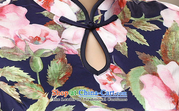 Ko Yo Overgrown Tomb Gigi Lai women cheongsam dress banquet business etiquette skirt retro elegant collar dresses silk skirt Sau San long qipao performances C0017 C0018 L picture, prices, brand platters! The elections are supplied in the national character of distribution, so action, buy now enjoy more preferential! As soon as possible.