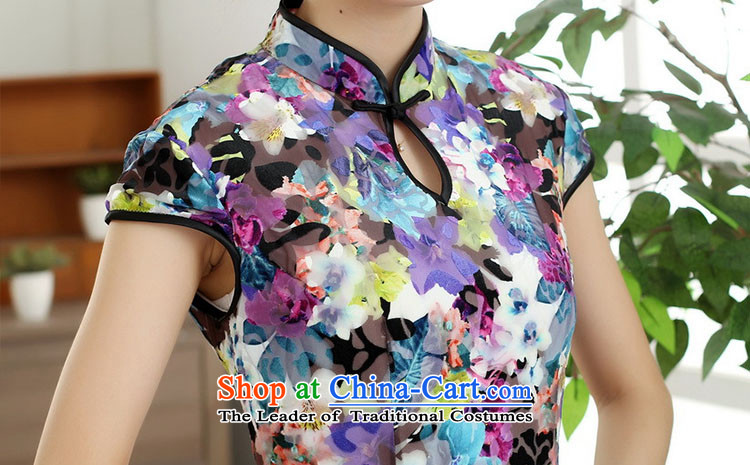 Ko Yo Overgrown Tomb female 2015 Gigi Lai qipao and the improvement of qipao skirt etiquette will really stylish scouring pads banquet skirt T0004 qipao T0004-a Sau San long XL Photo, prices, brand platters! The elections are supplied in the national character of distribution, so action, buy now enjoy more preferential! As soon as possible.