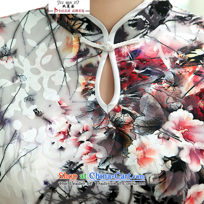Ko Yo Overgrown Tomb female 2015 Gigi Lai qipao and the improvement of qipao skirt etiquette will really stylish scouring pads banquet skirt T0004 qipao T0004-a Sau San long XL, Ko Yo Overgrown Tomb Gigi Lai , , , shopping on the Internet
