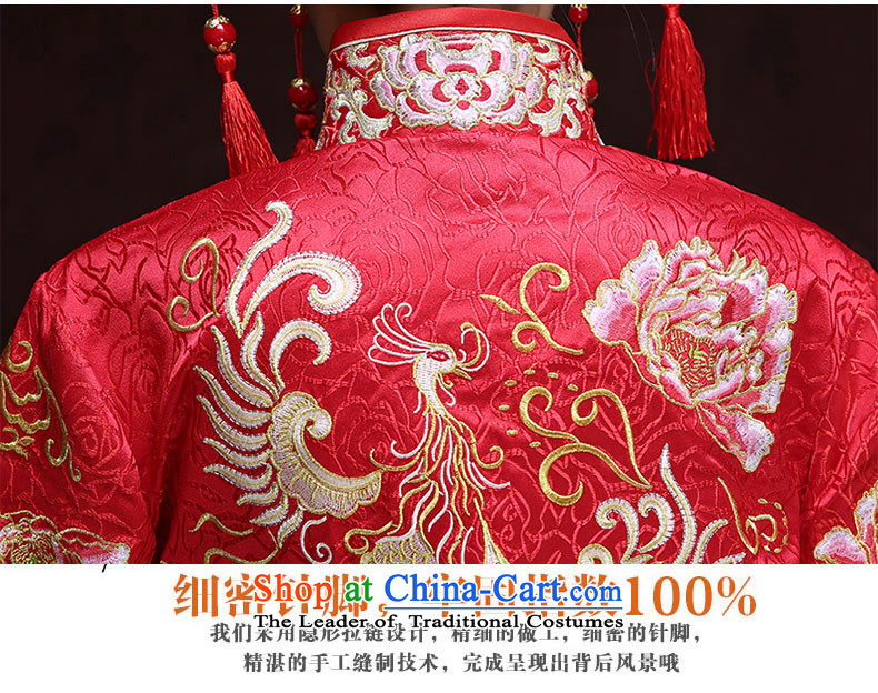 Time Syrian Chinese style wedding dresses wedding gown red marriages bows wedding dresses-soo summer services wo service retro dragon use RED M picture, prices, brand platters! The elections are supplied in the national character of distribution, so action, buy now enjoy more preferential! As soon as possible.