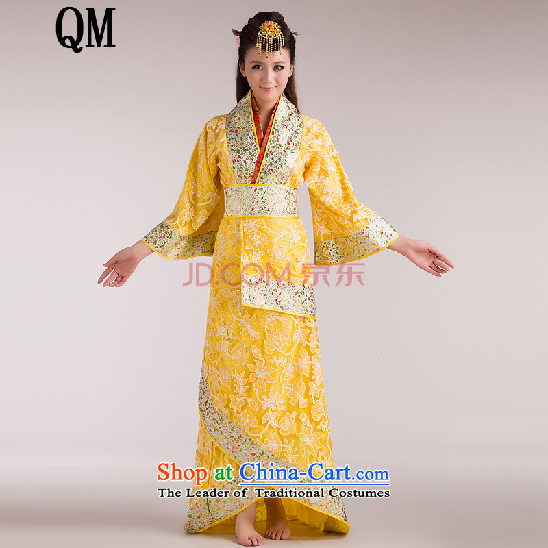 At the end of Light Classical Han-Tang dynasty/Han-/costumes will Gwi-clothing tail princess CX3 are code, light green end shopping on the Internet has been pressed.