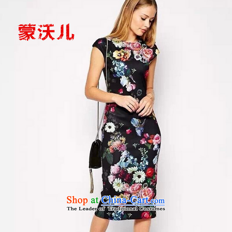  2015-Europe and Monrovia Kosovo graphics package and Sau San thin dress cheongsam picture color XL, Monrovia Kosovo-mengwoer) , , , shopping on the Internet