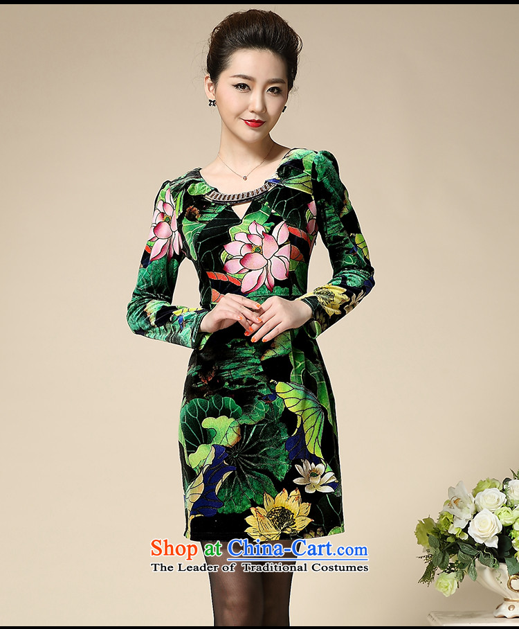 Load New autumn 2015 Kim velvet long-sleeved large 40-50 in older MOM pack FZ51 BLUE XL Photo, prices, brand platters! The elections are supplied in the national character of distribution, so action, buy now enjoy more preferential! As soon as possible.