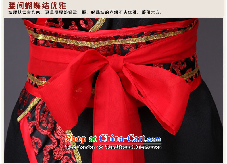 Time Syrian Chinese style wedding Han to Tang dynasty historian marriage solemnisation red bride wedding dress tail ancient lady's floor Han-men and women theme photo album will marry Classics pack photo building are suitable for pictures, 160-175cm code price, brand platters! The elections are supplied in the national character of distribution, so action, buy now enjoy more preferential! As soon as possible.