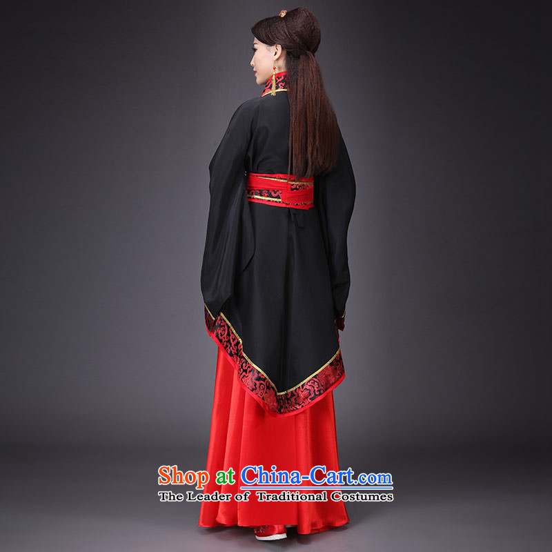 Time Syrian Chinese style wedding Han to Tang dynasty historian marriage solemnisation red bride wedding dress tail ancient lady's floor Han-men and women theme photo album will marry Classics pack photo building are suitable for time code 160-175cm, Syri