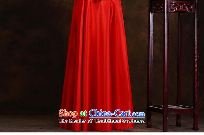 Miss Cyd Wo Service Time Syrian Chinese wedding dress bridal dresses red bows wedding dress retro qipao 2015 New Sau kimono M pictures, prices, brand platters! The elections are supplied in the national character of distribution, so action, buy now enjoy more preferential! As soon as possible.