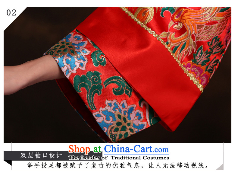 Miss Cyd Wo Service Time Syrian Chinese wedding dress bridal dresses red bows wedding dress retro qipao 2015 New Sau kimono M pictures, prices, brand platters! The elections are supplied in the national character of distribution, so action, buy now enjoy more preferential! As soon as possible.