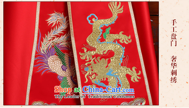 Time Syrian Chinese wedding gown retro dragon use marriages Soo Wo Service qipao autumn and winter new kimono gown Soo costume bows Bong-Koon-hsia wedding gown of previous Popes are placed red XL Photo, prices, brand platters! The elections are supplied in the national character of distribution, so action, buy now enjoy more preferential! As soon as possible.