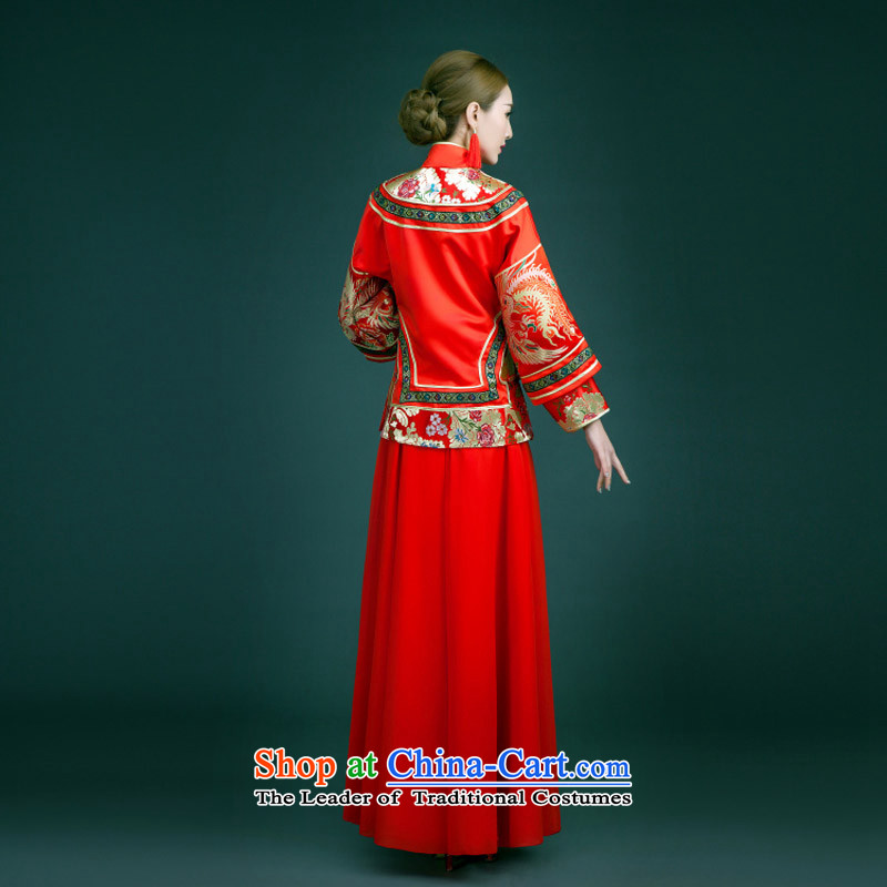 Time the new 2015 Syria autumn and winter clothing bridal dresses Sau Wo Chinese wedding dress red wedding dresses bows to marry qipao autumn S time Syrian shopping on the Internet has been pressed.