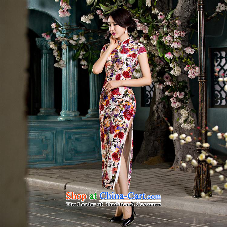 Mano-hwan's 2015 Autumn new cheongsam dress heavy wool retro long qipao gown length improved daily Sau San tasty M picture, prices, brand platters! The elections are supplied in the national character of distribution, so action, buy now enjoy more preferential! As soon as possible.