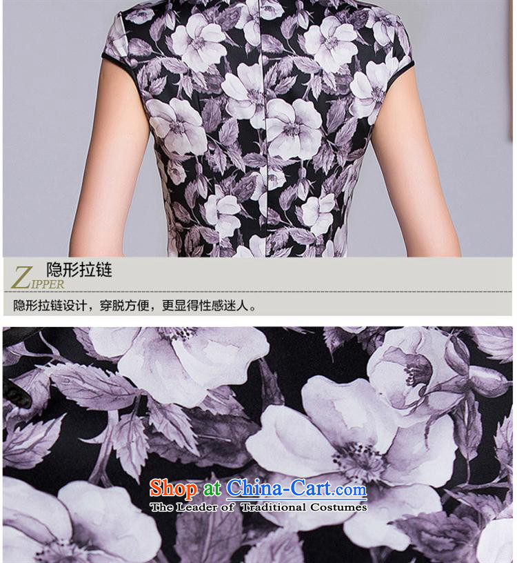 Mano-hwan's long qipao 2015 improved new retro qipao skirt style qipao improved Ms. load autumn cheongsam dress figure M picture, prices, brand platters! The elections are supplied in the national character of distribution, so action, buy now enjoy more preferential! As soon as possible.