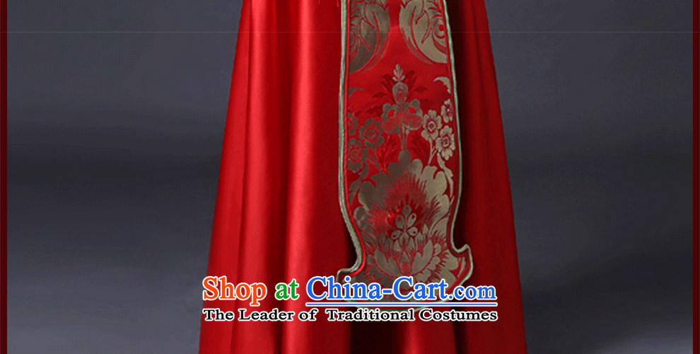 Sau Wo Service qipao Chinese wedding gown wedding long long-sleeved red bride bows services wedding dress 2015 New Red S picture, prices, brand platters! The elections are supplied in the national character of distribution, so action, buy now enjoy more preferential! As soon as possible.