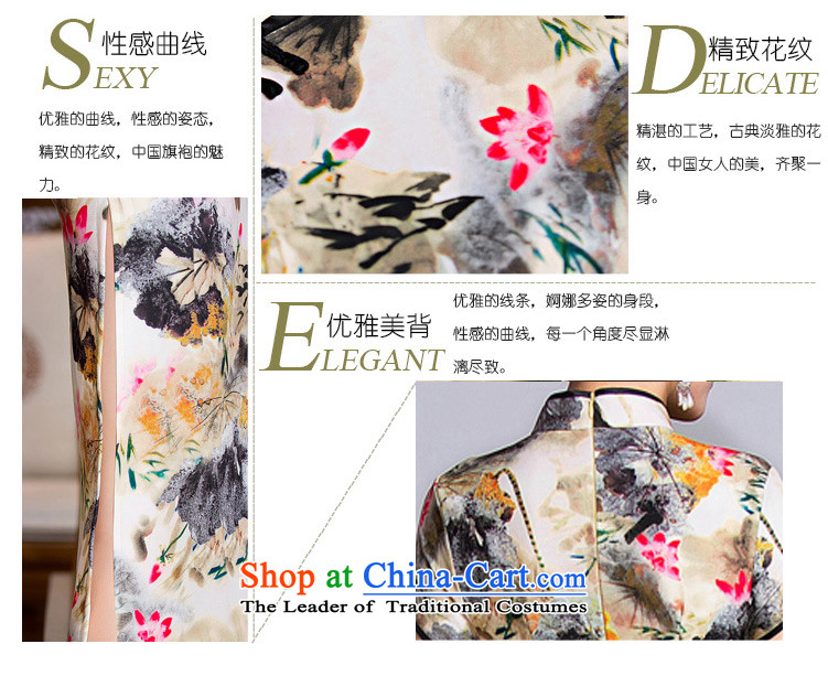 The cross-sa 2015 cheongsam dress fall retreat with the new long qipao improvements in stylish retro older cheongsam dress MOM pack Q288 picture color S picture, prices, brand platters! The elections are supplied in the national character of distribution, so action, buy now enjoy more preferential! As soon as possible.