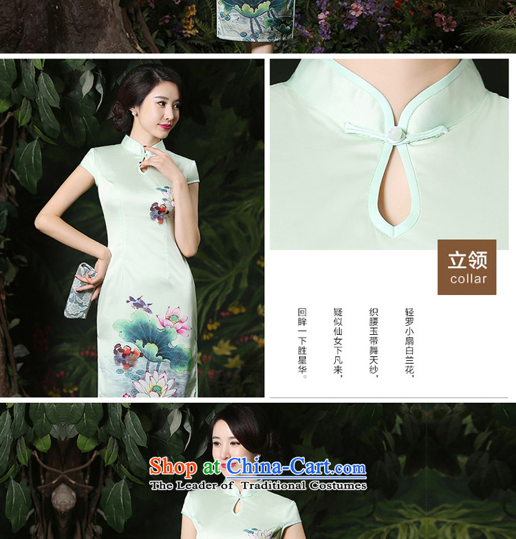 The pro-am new cheongsam dress dresses 2015 summer daily retro style, improvement of Sau San long qipao female short-sleeved 2XL Photo, prices, brand platters! The elections are supplied in the national character of distribution, so action, buy now enjoy more preferential! As soon as possible.