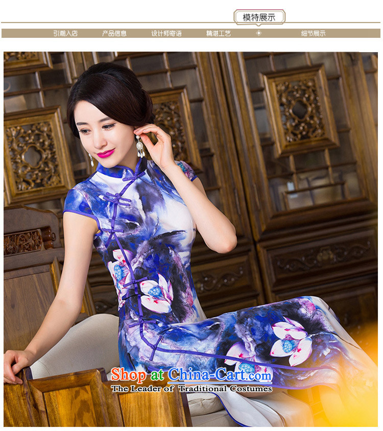 The cross-Century Lianhua 2015 qipao Sha Chau long skirt, retro style qipao Ms. improved Qipao Length dress in long Q289 picture color S picture, prices, brand platters! The elections are supplied in the national character of distribution, so action, buy now enjoy more preferential! As soon as possible.
