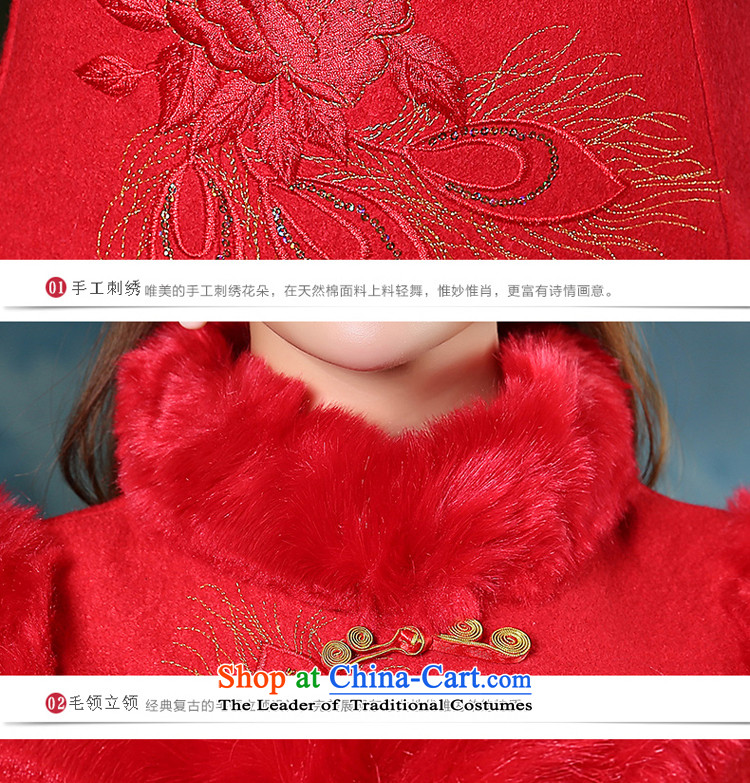 At 2015 new parent cheongsam dress autumn and winter new Tang Dynasty Chinese style red Ms. daily long skirt picture color M brand, prices, picture platters! The elections are supplied in the national character of distribution, so action, buy now enjoy more preferential! As soon as possible.