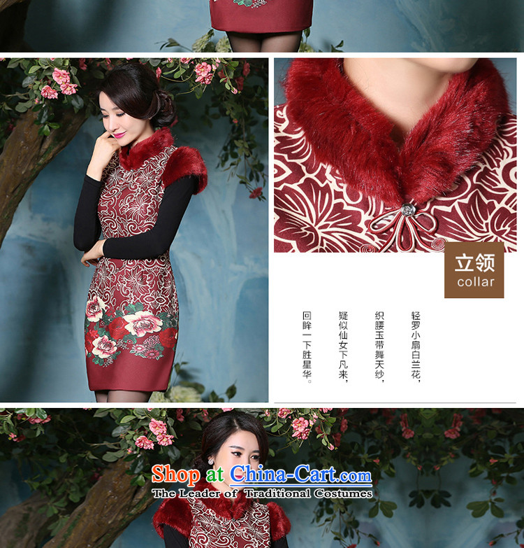 The pro-am new thick cotton 20152 qipao Stylish retro-day Chinese women improved load autumn and winter, dresses picture color pictures, prices, XL brand platters! The elections are supplied in the national character of distribution, so action, buy now enjoy more preferential! As soon as possible.