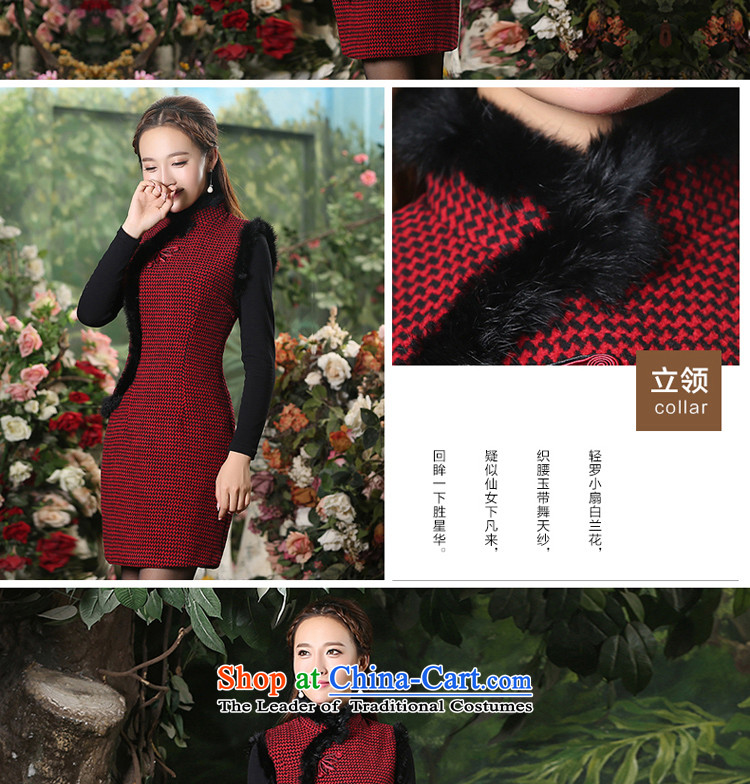 The new 2015 pro-am winter) thick daily cheongsam dress traditional Tang dynasty improved Ms. stylish cotton vest short image L picture, prices, brand platters! The elections are supplied in the national character of distribution, so action, buy now enjoy more preferential! As soon as possible.