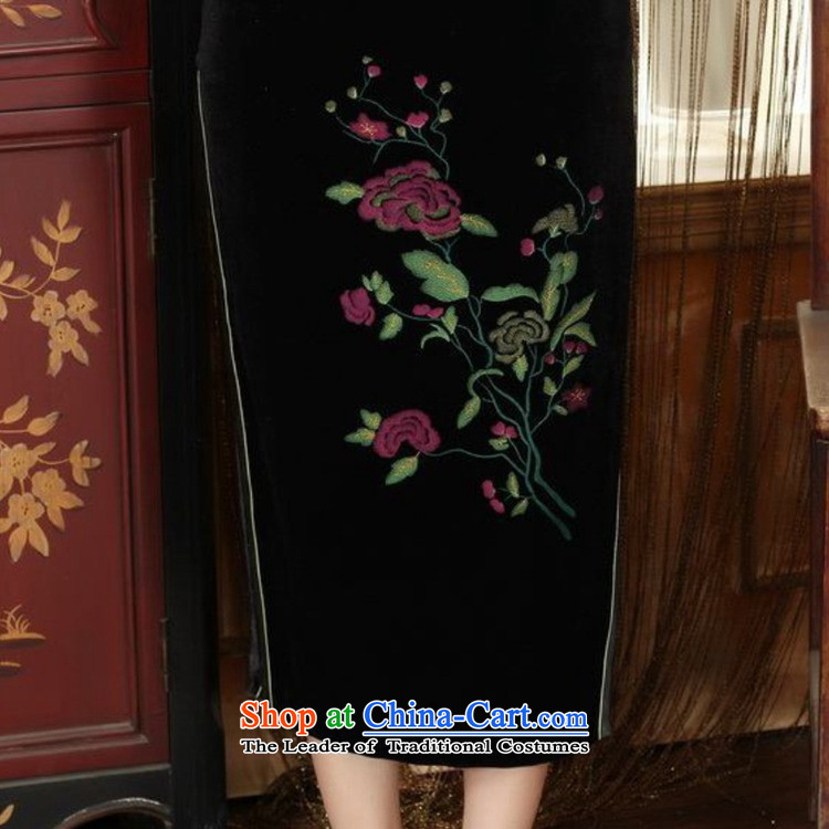 To Green, Retro Chinese improved new stylish Superior Stretch Wool 7 Cuff Kim Tang Gown cheongsam dress /T0003# ancient wine red 2XL Photo, prices, brand platters! The elections are supplied in the national character of distribution, so action, buy now enjoy more preferential! As soon as possible.