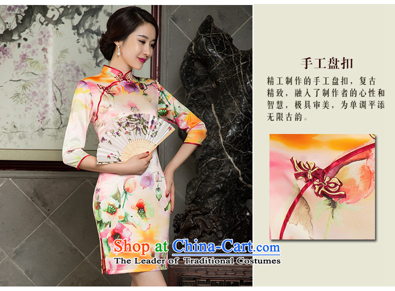 The autumn 2015 Tung temperament 歆 qipao autumn load of 7 new Sau San stylish cuff retro qipao cheongsam dress SZ3C005 improved daily picture color M brand, prices, picture platters! The elections are supplied in the national character of distribution, so action, buy now enjoy more preferential! As soon as possible.