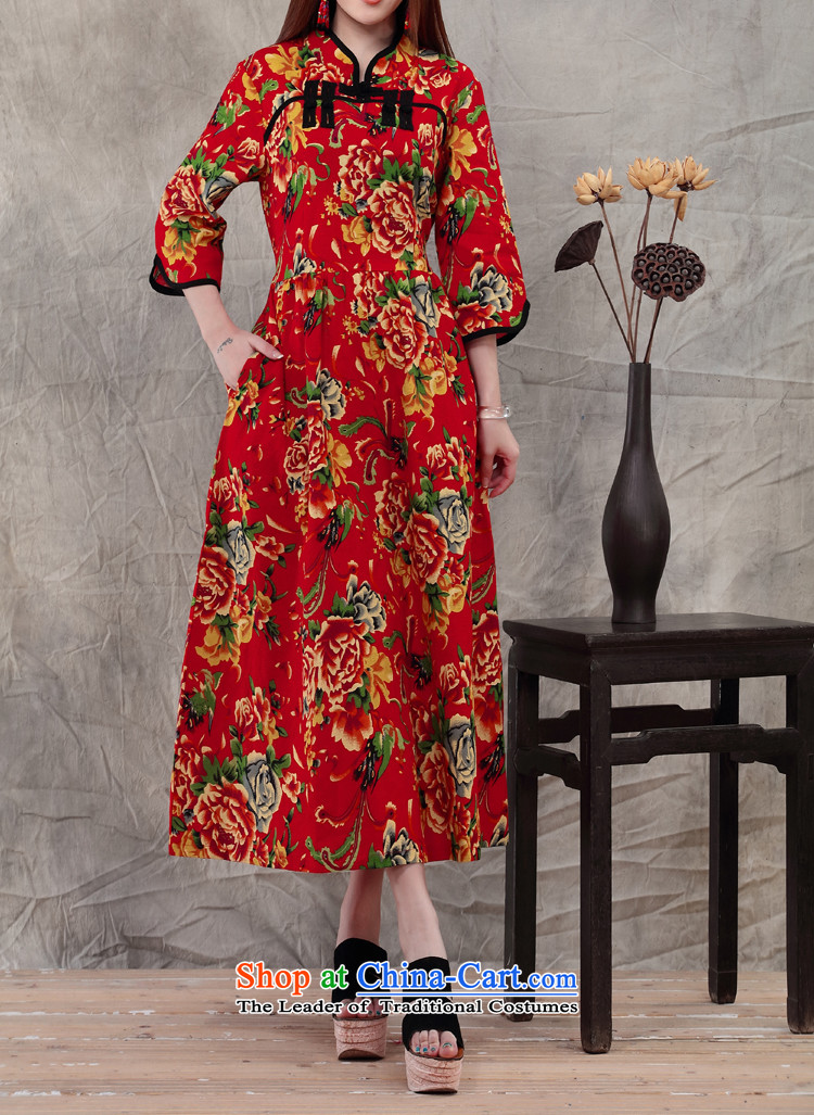 The new term of Ko Yo CHINESE CHEONGSAM ethnic women palace tray clip larger dresses cotton linen dress female JM-048-8002 GREEN M picture, prices, brand platters! The elections are supplied in the national character of distribution, so action, buy now enjoy more preferential! As soon as possible.