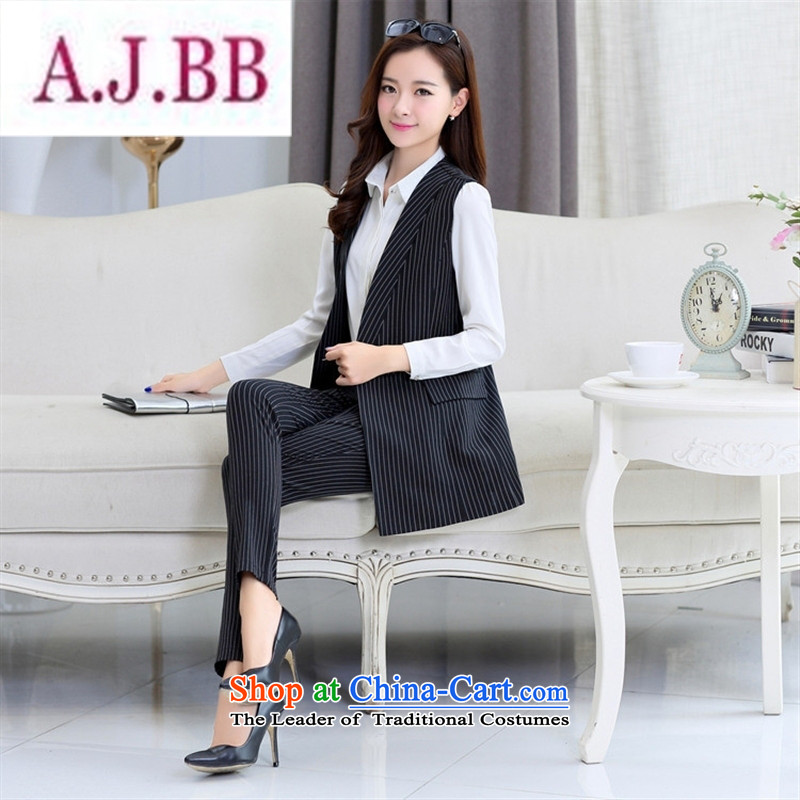 Ya-ting stylish shops 2015 Autumn replacing new products Korean women, a two-piece BXF1637 black XL,A.J.BB,,, shopping on the Internet