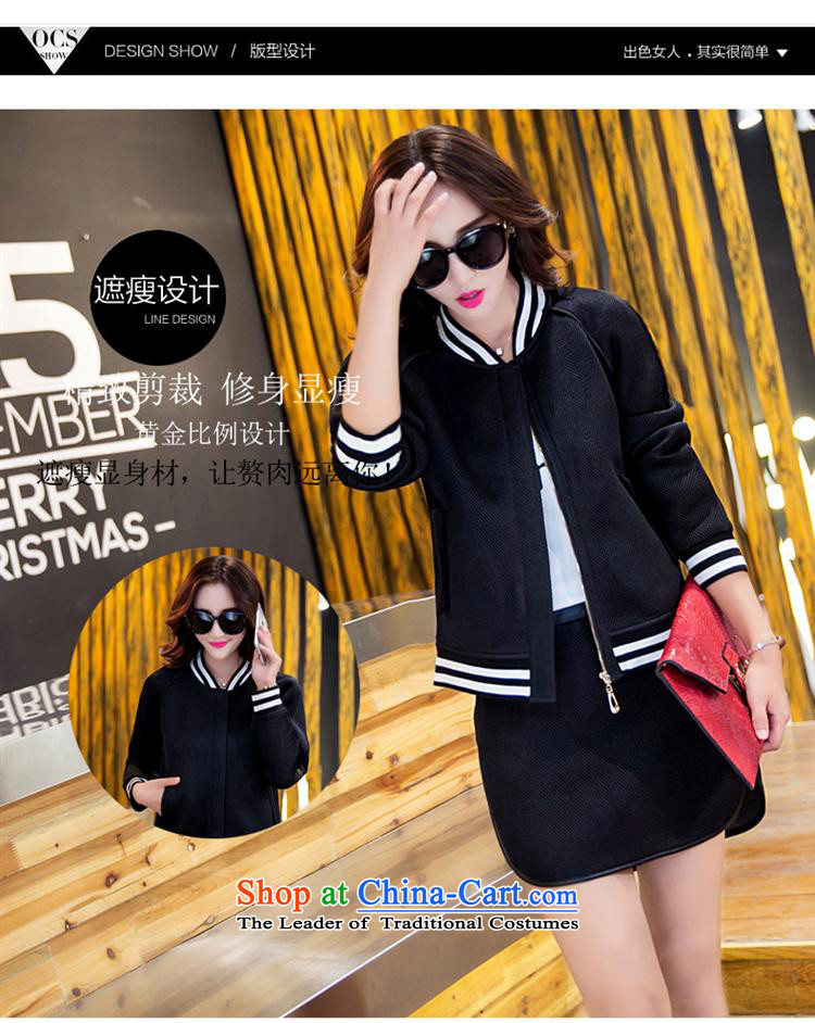Ya-ting stylish shops 2015 Autumn replacing new products Korean female baseball serving two kits BXF1656 black M picture, prices, brand platters! The elections are supplied in the national character of distribution, so action, buy now enjoy more preferential! As soon as possible.