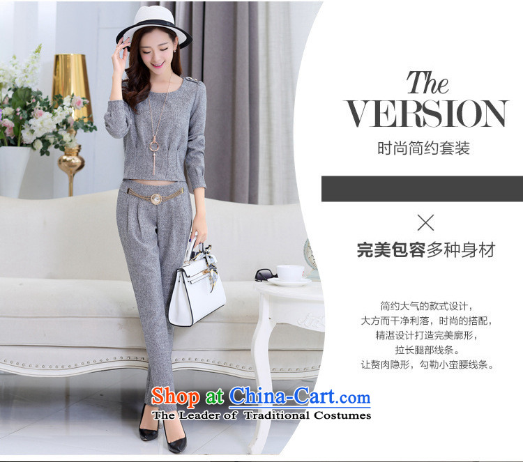 Ya-ting stylish shops 2015 Autumn replacing new products Korean women's stylish BXF1636 two kits XL pictures, price carbon, brand platters! The elections are supplied in the national character of distribution, so action, buy now enjoy more preferential! As soon as possible.