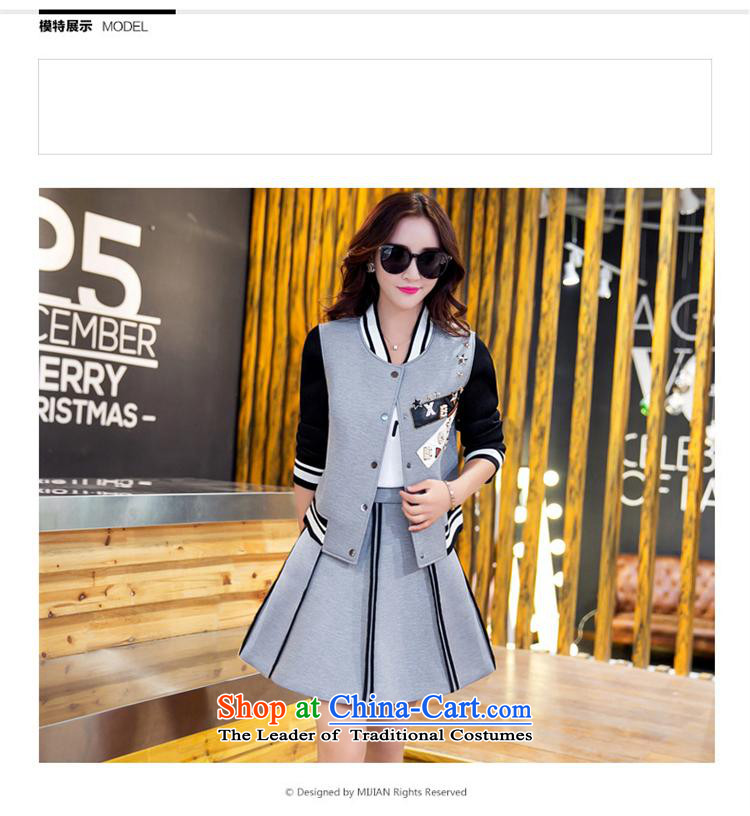 Ya-ting shop 2015 new products fall Korean female baseball serving two kits BXF1653 GRAY M picture, prices, brand platters! The elections are supplied in the national character of distribution, so action, buy now enjoy more preferential! As soon as possible.