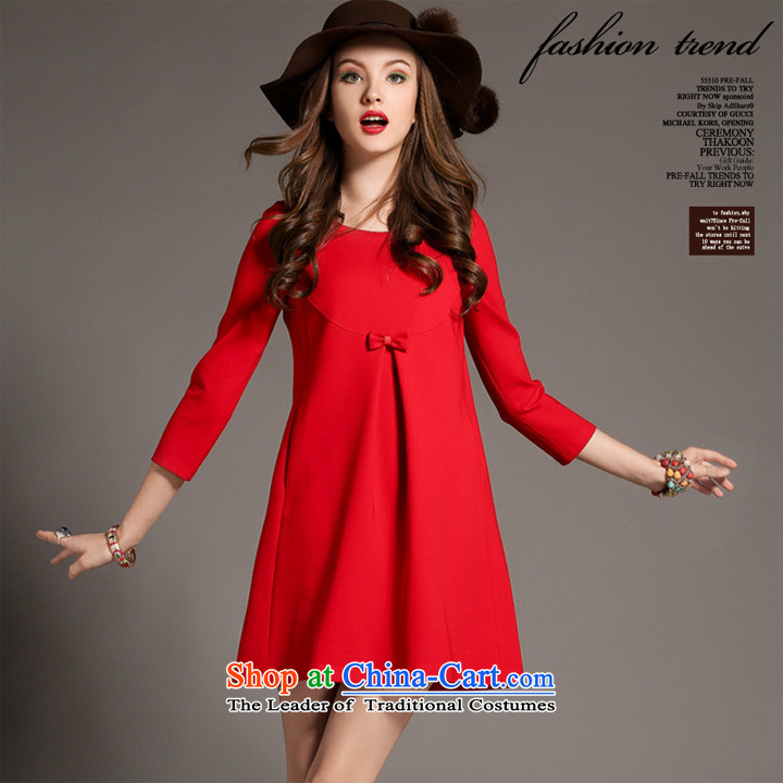 Hee-shadow autumn 2015 installed new women's dresses short skirts temperament large red lace stitching 207 Black XXL picture, prices, brand platters! The elections are supplied in the national character of distribution, so action, buy now enjoy more preferential! As soon as possible.