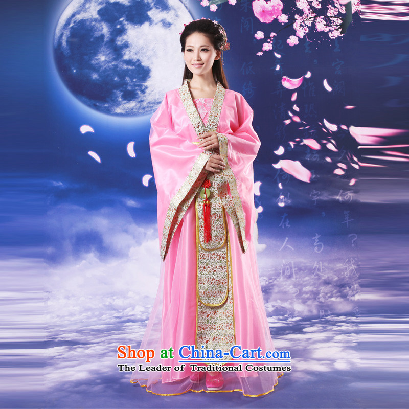 Time Syrian costume cos Han-fairies Princess Han-skirt women improved Han-track civil cos clothes table stage performances clothing female pink floor are suitable for pictures, 160-175cm code price, brand platters! The elections are supplied in the national character of distribution, so action, buy now enjoy more preferential! As soon as possible.
