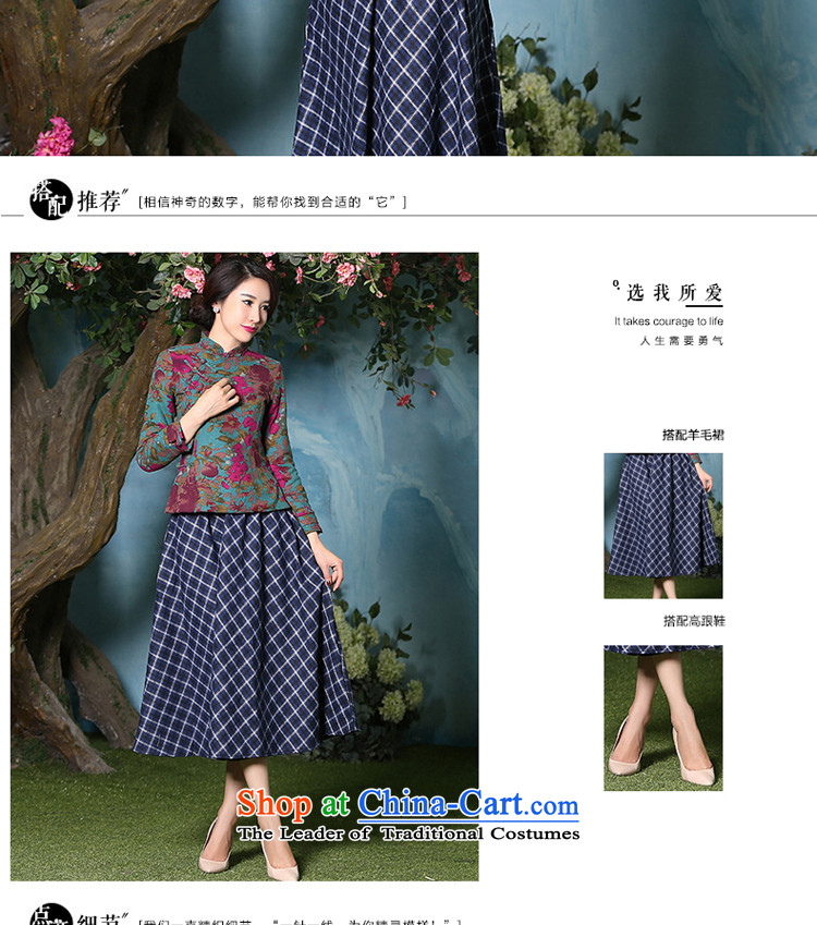 The pro-am, autumn and winter retro improved daily new cotton waffle robes skirts and Stylish coat folder dresses female clothes shirt 2XL Photo, prices, brand platters! The elections are supplied in the national character of distribution, so action, buy now enjoy more preferential! As soon as possible.