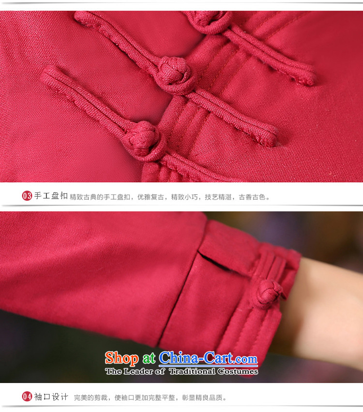 At 2015 new pro-thick cotton linen dresses shirts plus improved daily retro style Chinese autumn and winter, blouses 2XL Photo, prices, brand platters! The elections are supplied in the national character of distribution, so action, buy now enjoy more preferential! As soon as possible.