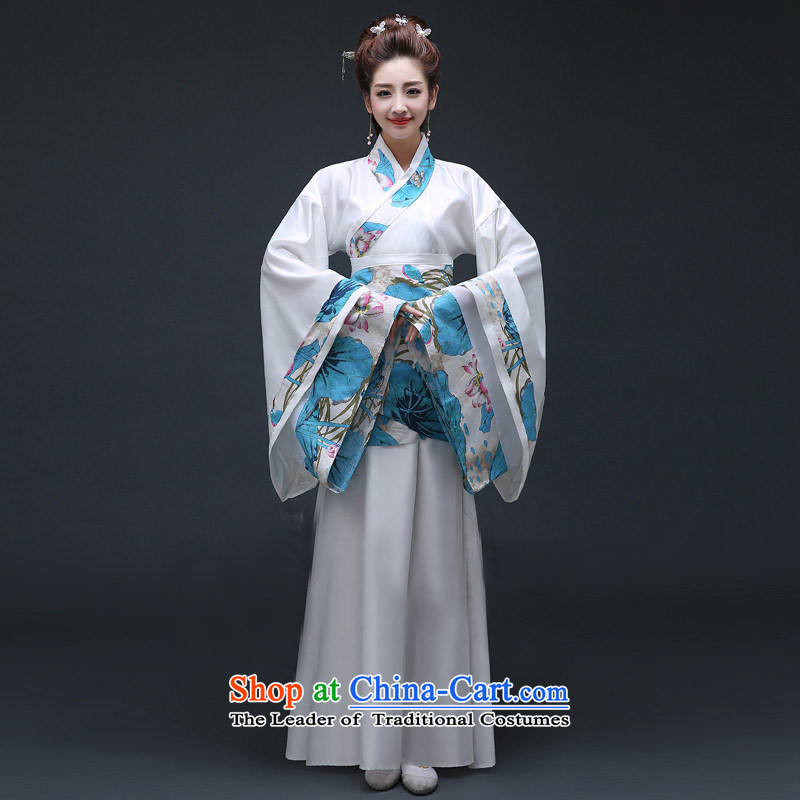 Time Syrian women's Han-dynasty historian classic and elegant classical songs clothing were deeply yi fairies dancing in the Tang dynasty, Han stage Gwi-Oi-lin said that the services, time Syrian.... color shopping on the Internet