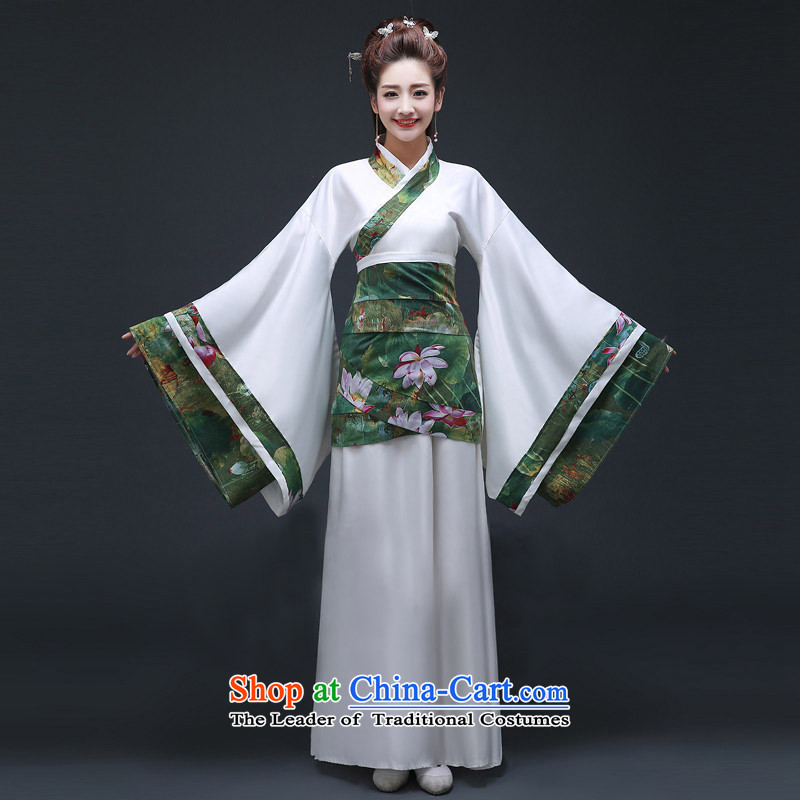 Time Syrian women's Han-dynasty historian classic and elegant classical songs clothing were deeply yi fairies dancing in the Tang dynasty, Han stage Gwi-Oi-lin said that the services, time Syrian.... color shopping on the Internet