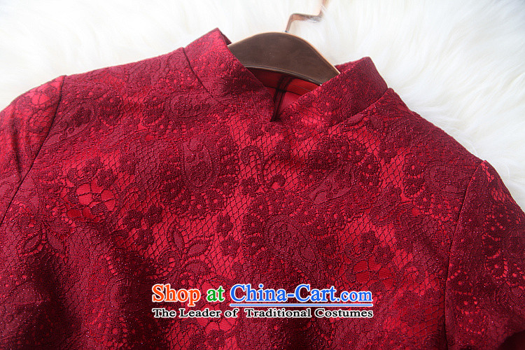 Load New autumn caynova2015 China wind retro jacquard Sau San video picture of the forklift truck qipao thin color M brand, prices, picture platters! The elections are supplied in the national character of distribution, so action, buy now enjoy more preferential! As soon as possible.