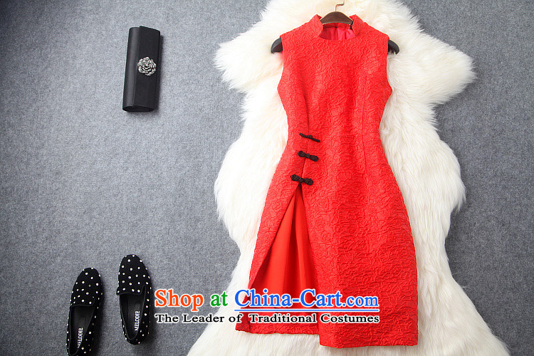 Load New caynova2015 autumn retro-china jacquard collar of the forklift truck Sau San video picture color thin cheongsam dress XL Photo, prices, brand platters! The elections are supplied in the national character of distribution, so action, buy now enjoy more preferential! As soon as possible.