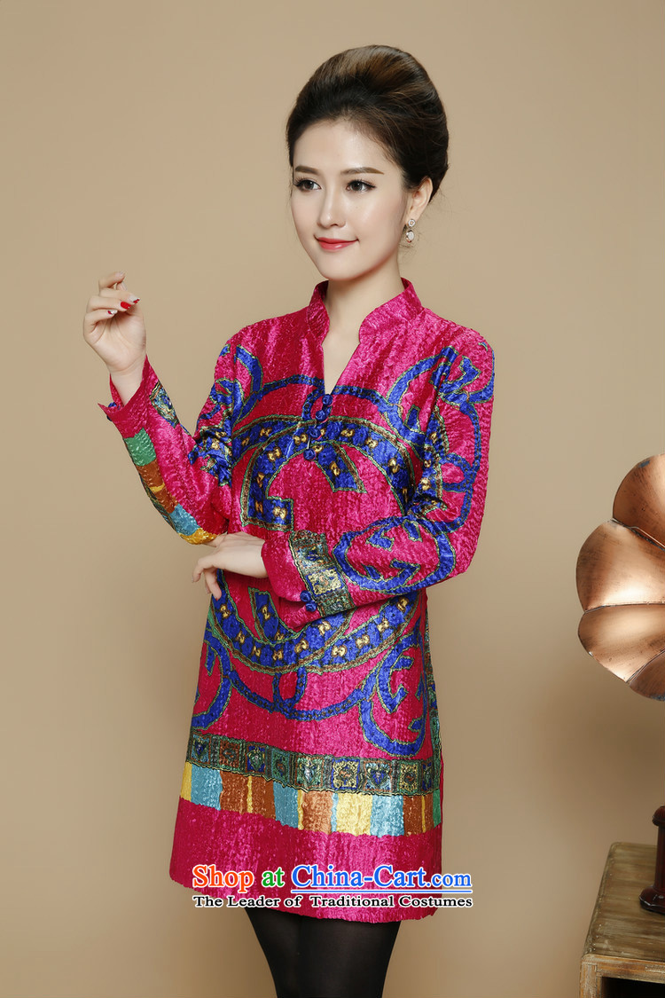 Kim Man new products in 2015 Lisa older creases mother replacing Tang dynasty dresses new products in the number of older women XXXXL Blue Photo, prices, brand platters! The elections are supplied in the national character of distribution, so action, buy now enjoy more preferential! As soon as possible.
