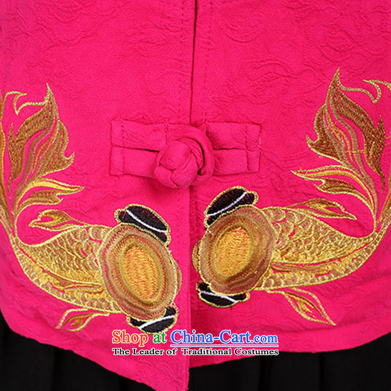 Kim Man sa   2015 Autumn new women's older), a national wind embroidery Tang dynasty, a female Red XXXL, mother Kim Man Lisa (jinmansha) , , , shopping on the Internet