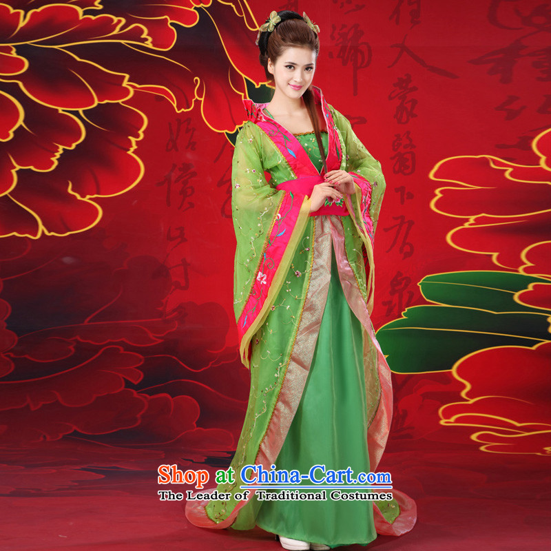  Ms. cos Fushou time Syrian ancient clothing fairies Daming Tang dynasty princess name Han-girl Gwi Red Queen's tail floor are suitable for time code 160-175cm, Syrian shopping on the Internet has been pressed.