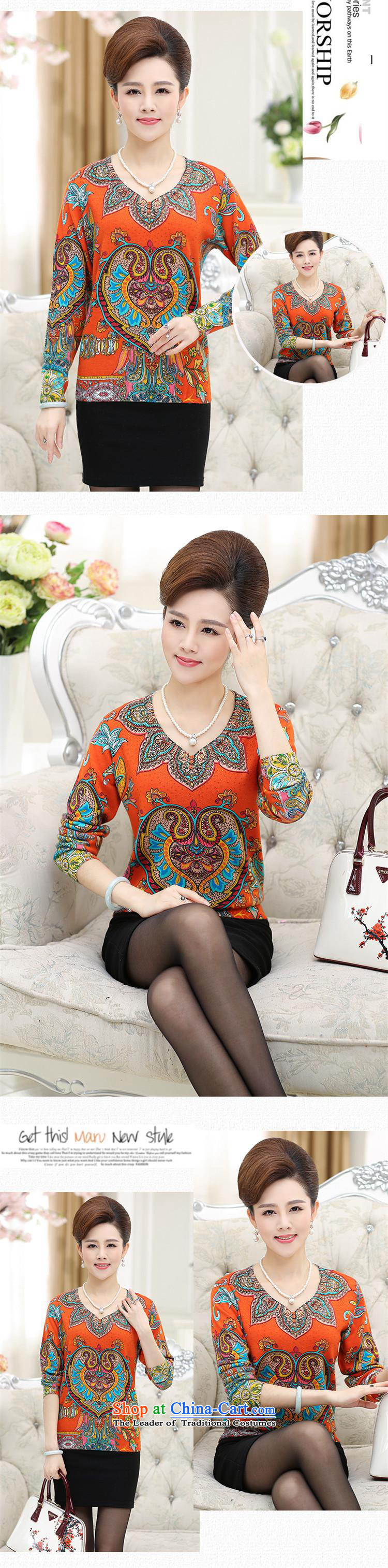 Orange Tysan* Women fall on older fleece large middle-aged moms knitted shirts V-Neck Sweater, forming the stamp of Orange Female shirt 110 pictures, prices, brand platters! The elections are supplied in the national character of distribution, so action, buy now enjoy more preferential! As soon as possible.